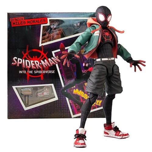 Action figure spiderman miles - action,