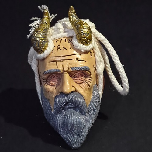 Statuetta testa mímir - mímir, –