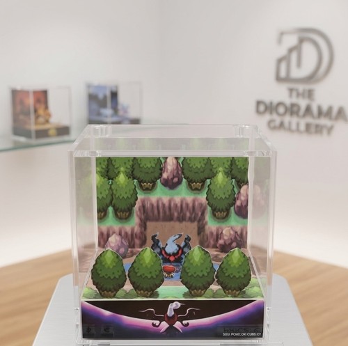 Pokemon diorama 3d videogame - pokemon,
