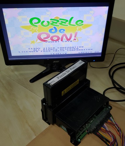 Puzzle pon mvs cart solo - de,